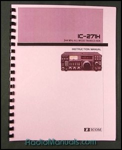 Icom IC-271H Instruction manual